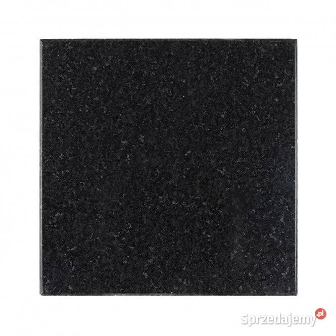 Granit ABSOLUTE BLACK 40x40x12 poler Wykończenie Przemyśl