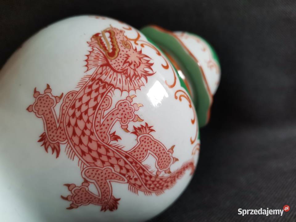 Stara porcelanowa orientalna lampa lampka Katowice