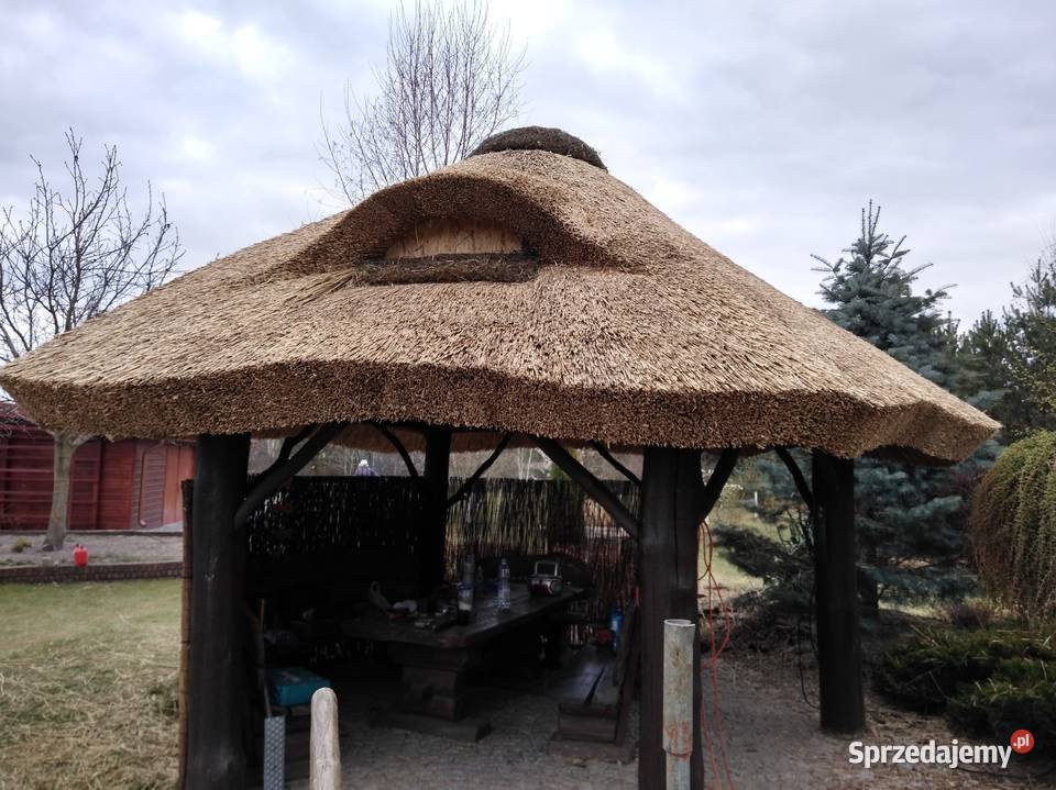 trzcinadach trzcinowy strzecha altana