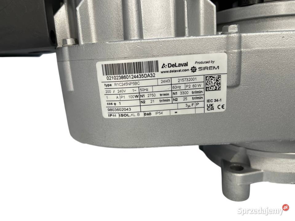 MOTOREDUKTOR SIREM R1C245NP5BC 21 obrmin Gastronomia