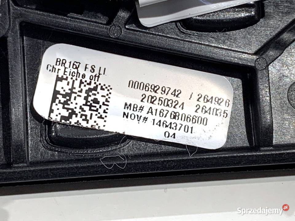 LISTWY DEKOR MERCEDES GLE A1676802502 SUV