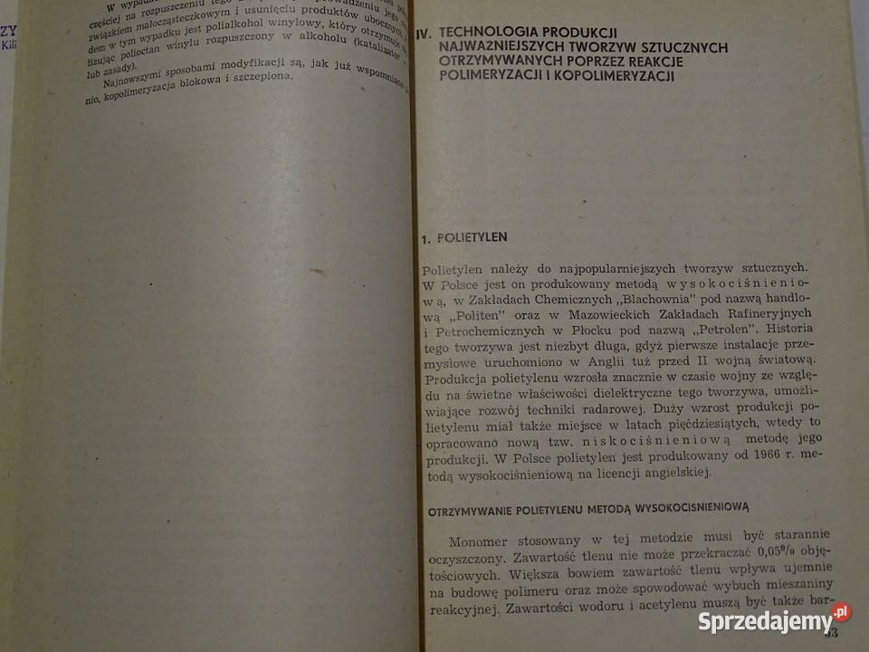 TECHNOLOGIA TWORZYW SZTUCZNYCH 2 CZĘŚCI BUKOWSKI kujawsko-pomorskie Osięciny