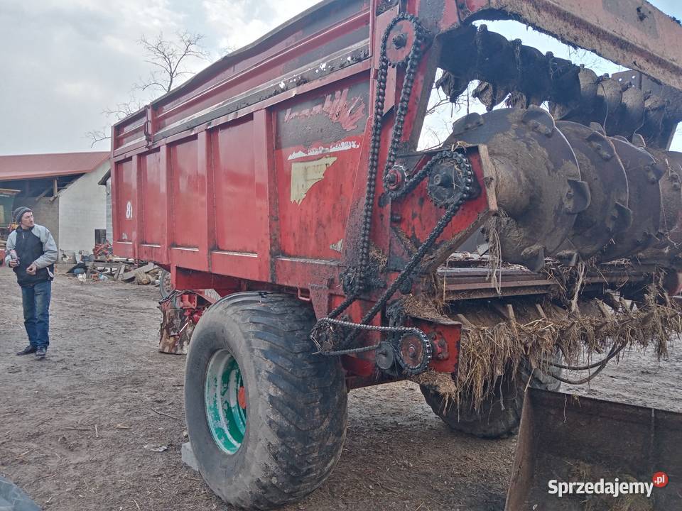 Rozrzutnik obornika Jeantil 8 ton