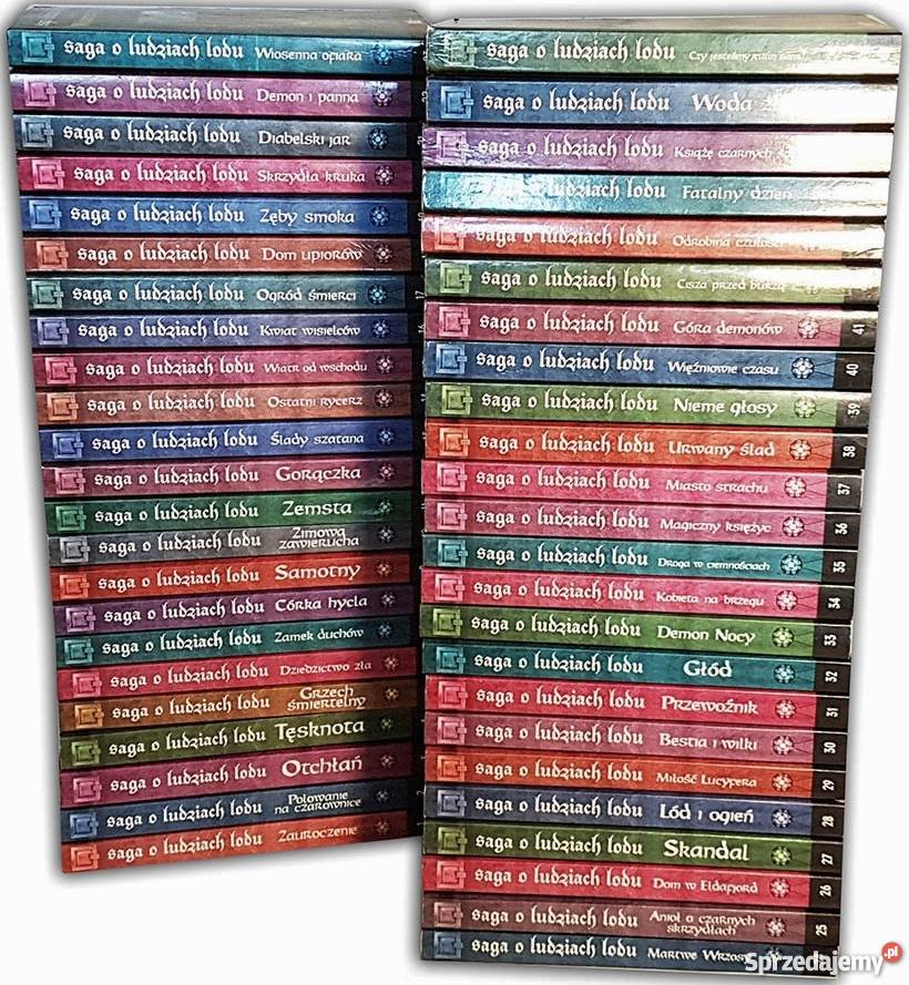 SAGA O LUDZIACH LODU T 25 ANIOŁ O CZARNYCH fantasy Sosnowiec