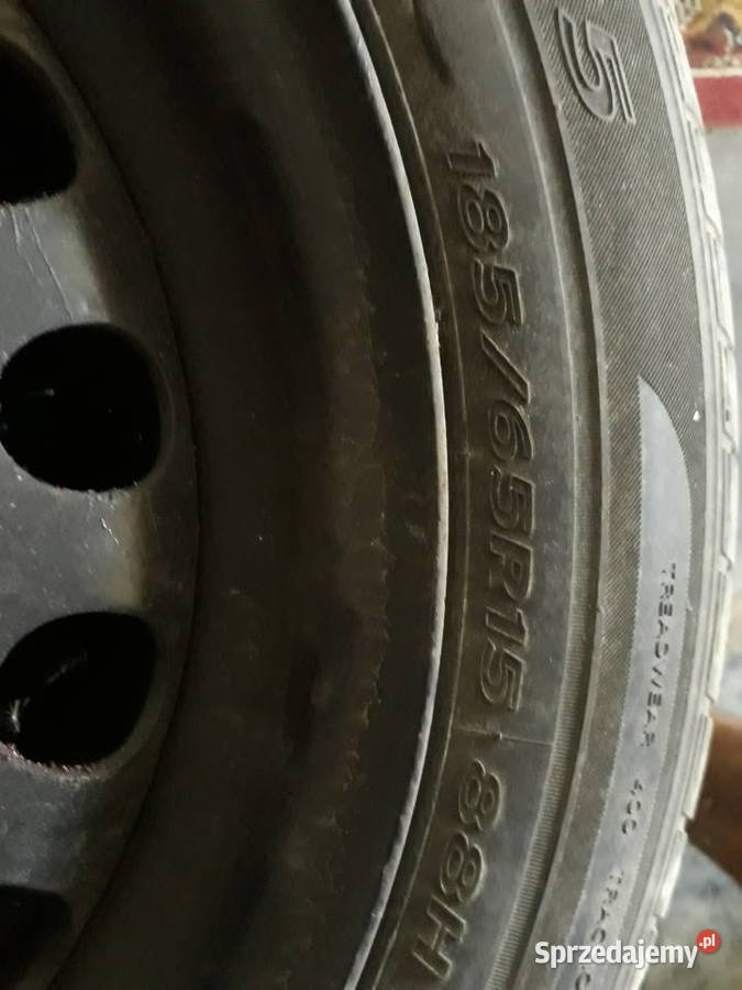 Koła stalowe 15 z oponami letnimi 18565 R15 Mikołów