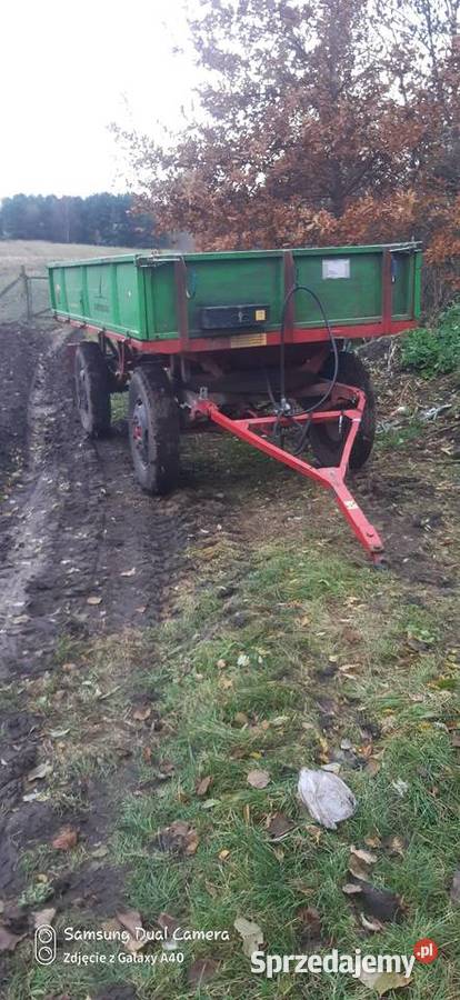 Przyczepa ciężarowa rolnicza wywrotka Autosan nieuszkodzony Nowe Worowo