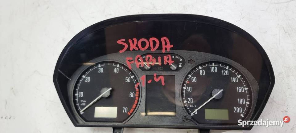 LICZNIK ZEGAR SKODA FABIA 641919860C osobowe Pozostałe