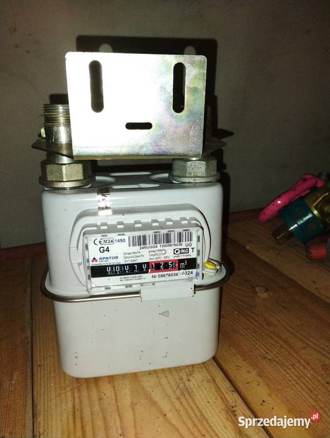 Licznik miechowy gazu firmy Apator Żywiec