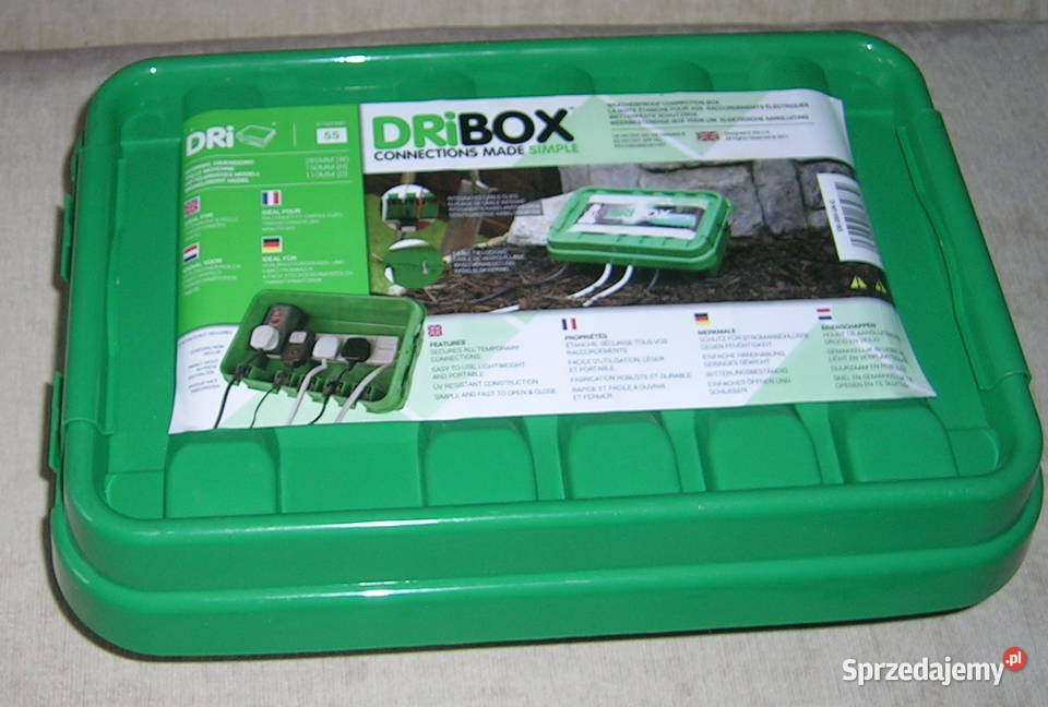 Skrzynka ogrodowa dystrybucyjna na przedłużacze