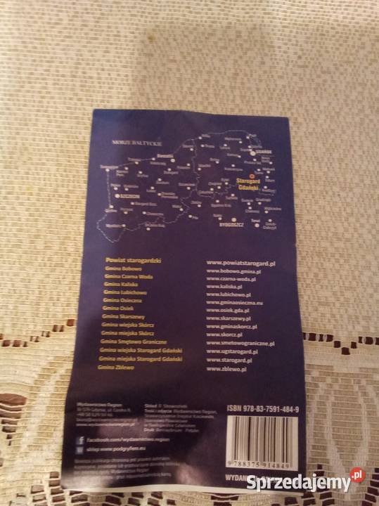 Mapa powiatu starogardzkiego Warszawa