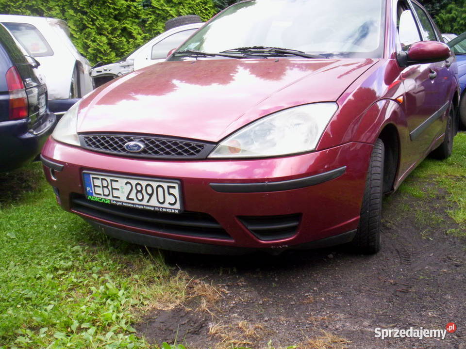 FORD FOCUS MK1 Maska Przód Pokrywa Bordowa śląskie