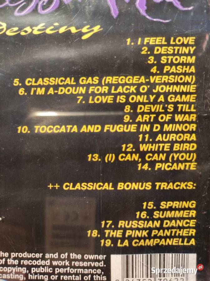 Vanessa Mae Destiny 2000 kolekcjonerska płyta cd CD Kielce