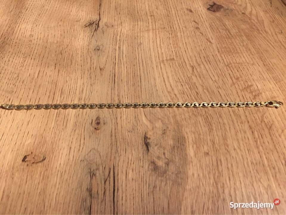 Złota bransoletka 750 zachodniopomorskie Gryfice sprzedam