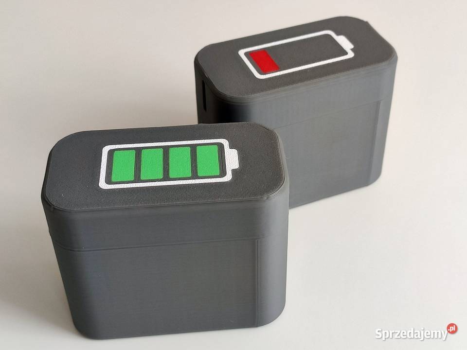 Pudełko organizer na baterie AA AAA 44 pojemnik
