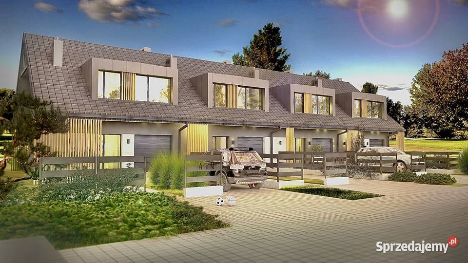 Nowoczesne mieszkania w zabudowie szeregowej 133m2 Nowy Sącz