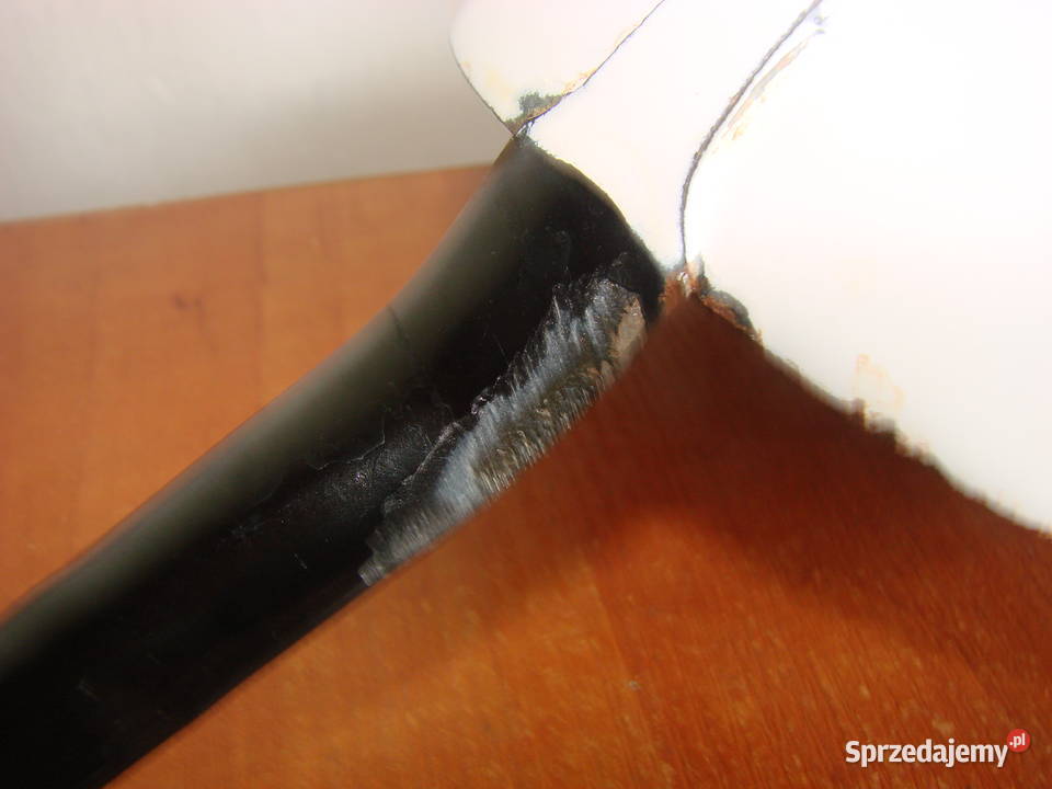 emaliowana chochla PRL Pruszcz Gdański