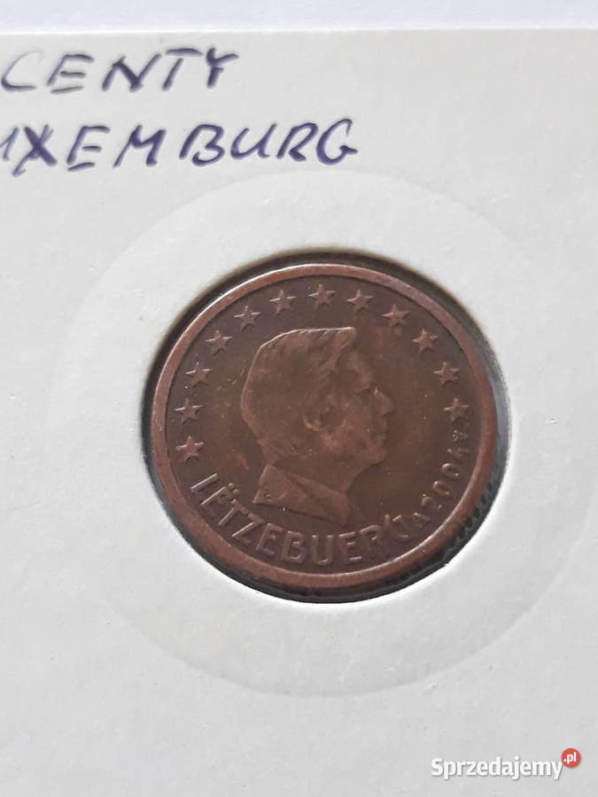 2 Eurocenty Luksemburg 2004 r Kolekcje wielkopolskie Konin