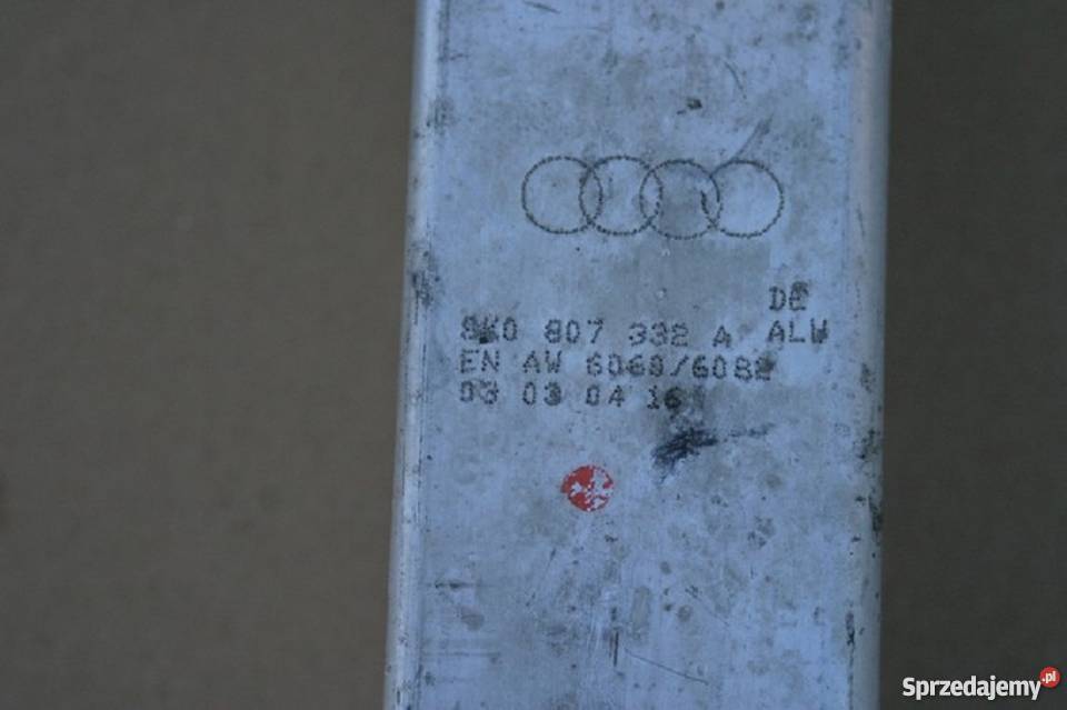 AUDI A4 B8 ODBÓJ STREFA ZGNIOTU TYŁ PRAWA Bieleń sprzedam