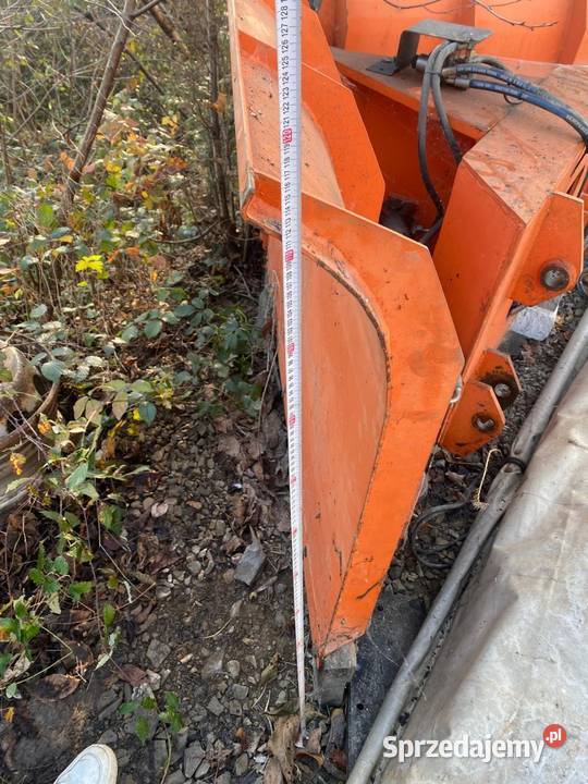 Pług do sniegu traktor koparko ładowarka