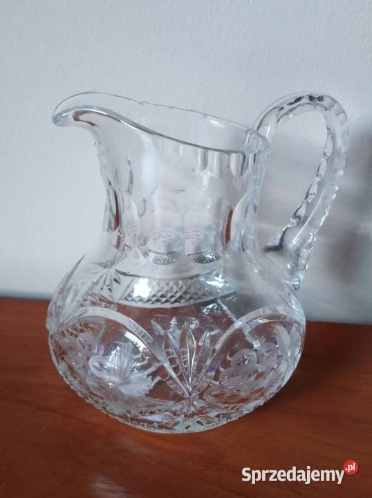 Dzbanek Kryształowy PRL 14 Porcelana i szkło Wałbrzych