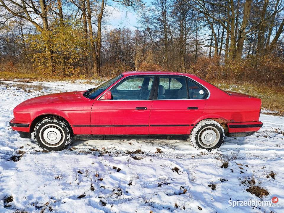 BMW E34 524td kupiony w Polsce mazowieckie