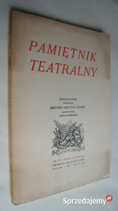Pamiętnik Teatralny 3 71 XVIII 1969 Limanowa
