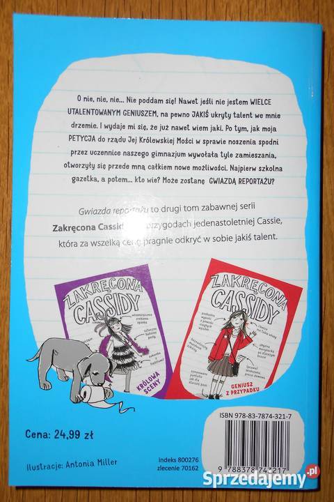 Tamsyn Murray Zakręcona Cassidy Gwiazda miękka