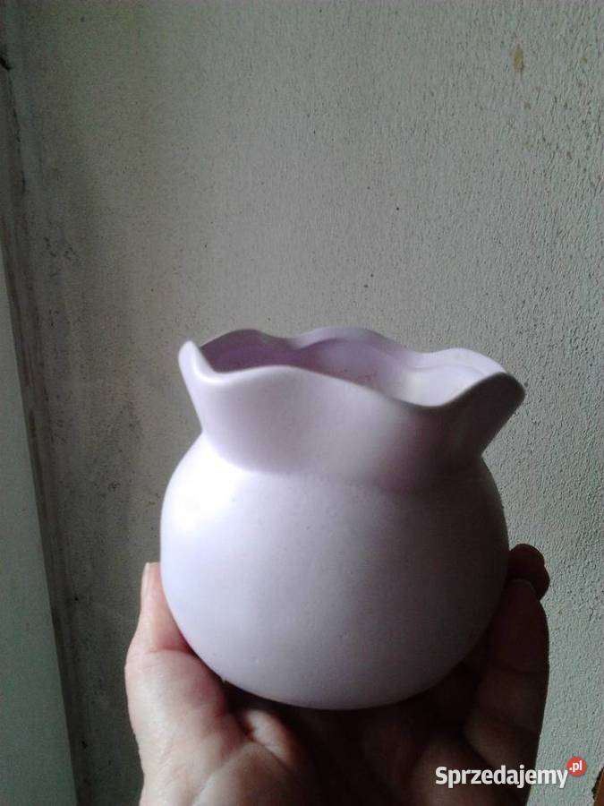 Zestaw doniczek ceramicznych glinianych osłonki