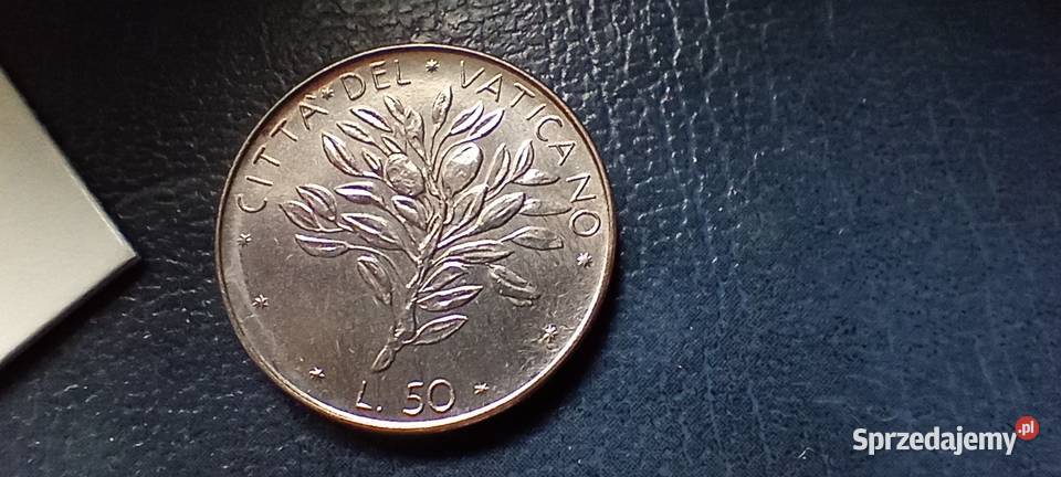 Stare monety 50 lir 1970 Watykan podkarpackie Lesko