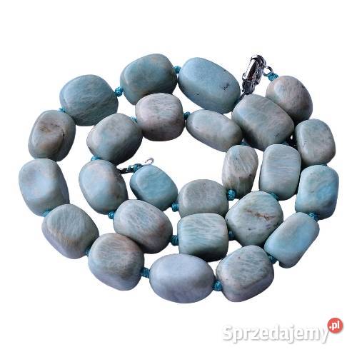 AMAZONIT NATURALNY NASZYJNIK KAMIENIE Częstochowa sprzedam