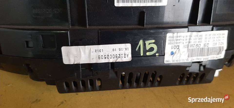Licznik Mercedes W212 CDI europa A2129002509 osobowe świętokrzyskie Włoszczowa