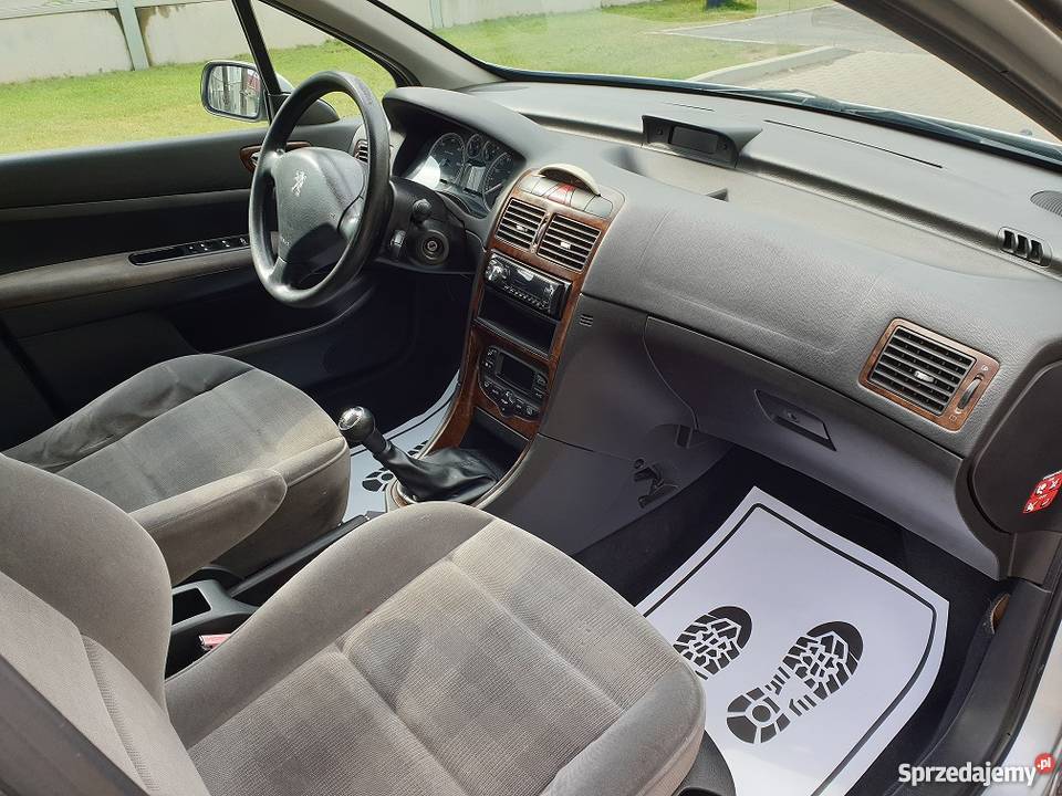 Peugeot 307 16 Diesel 2004 Climatronic Elektryka srebrny Poznań