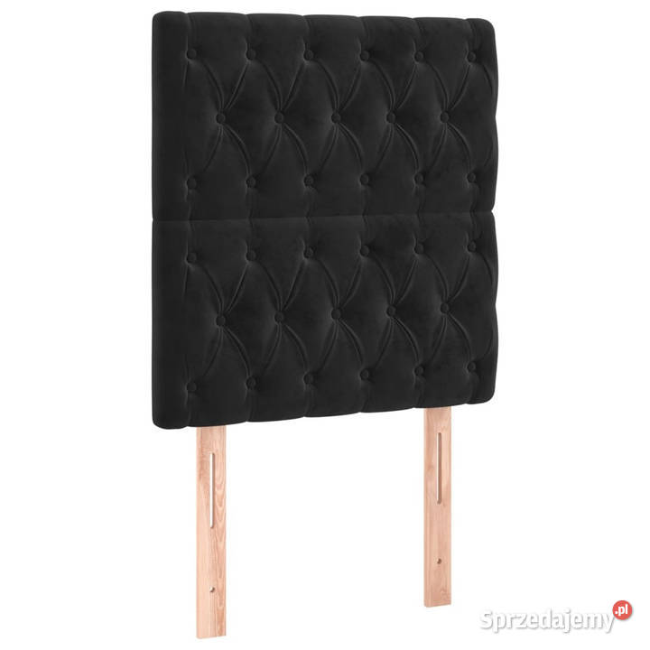 Zagłówek do łóżka z LED czarny 80x7x118128 sprzedam