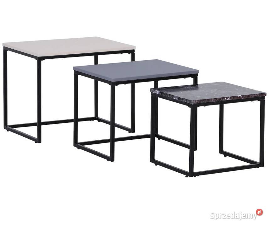 Zestaw 3częściowy stolików kawowych małopolskie Brzesko