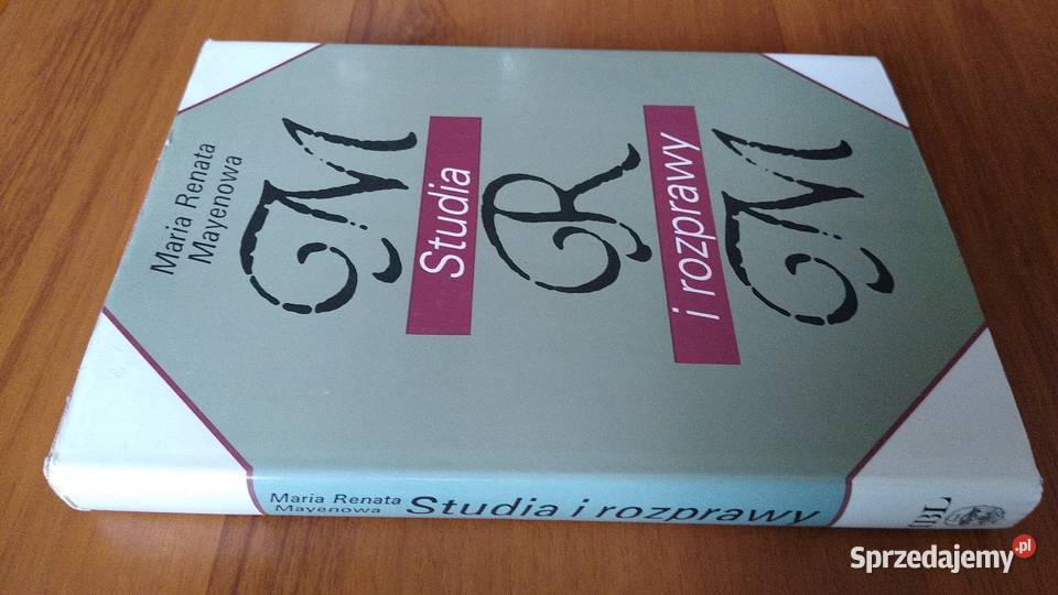 Studia i rozprawy Maria Renata Mayenowa Gdańsk
