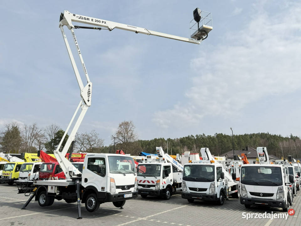 Nissan Cabstar Zwyżka Podnośnik Koszowy GSR E200 2488cm3 Widełki