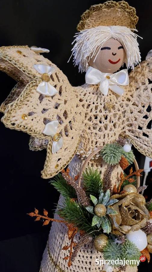 Anioł świąteczny 47 podświetlany sprzedam