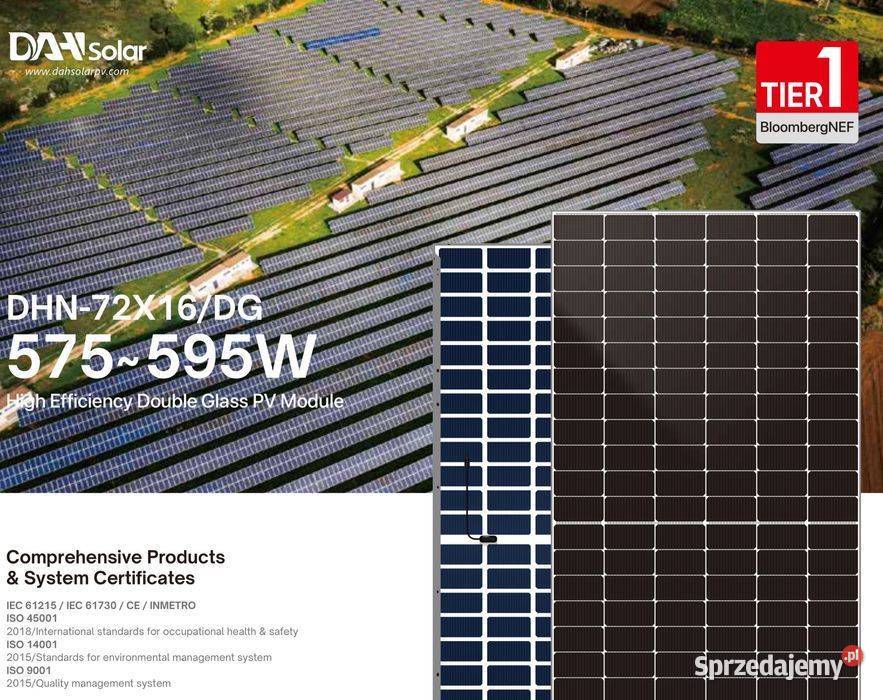 Panel Fotowoltaiczny DAH Solar 590W Bifacial