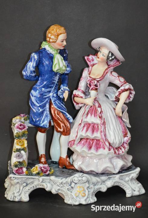 Rocerm porcelana grupa figuralna Idylla kolor i Porcelana i szkło sprzedam