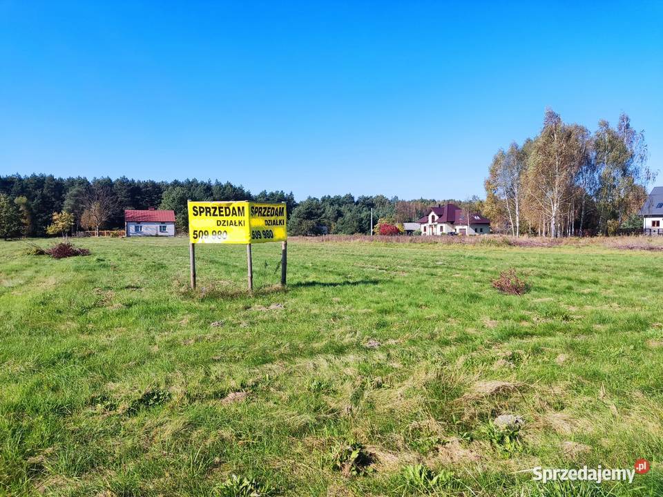 Działki budowlane 8001330m2 Grębiszew koło Mińsk sprzedam