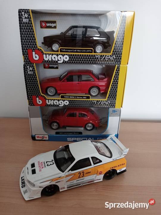 Bburago 124 VW Golf MK1 GTI Nissan Skyline GTR Jaworzno