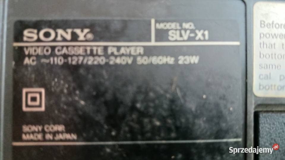 Odtwarzacz video sony lubelskie Chełm sprzedam