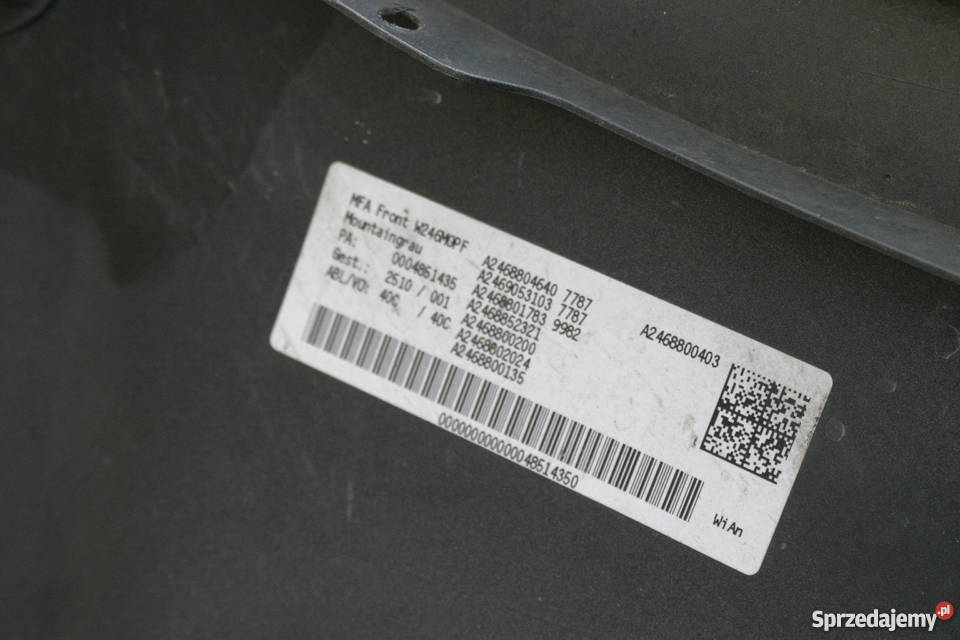 MERCEDES B KLASA W246 LIFT ZDERZAK PRZÓD PRZEDNI Karoseria lubuskie