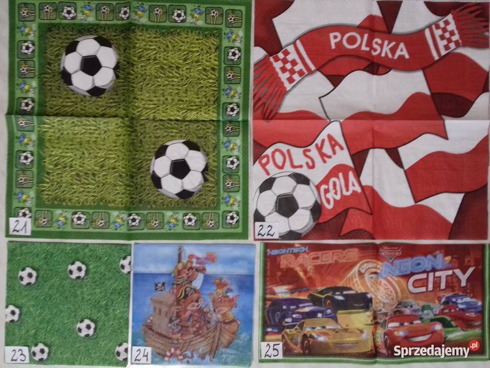 Serwetki decoupage dziecięce mazowieckie Laskowiec