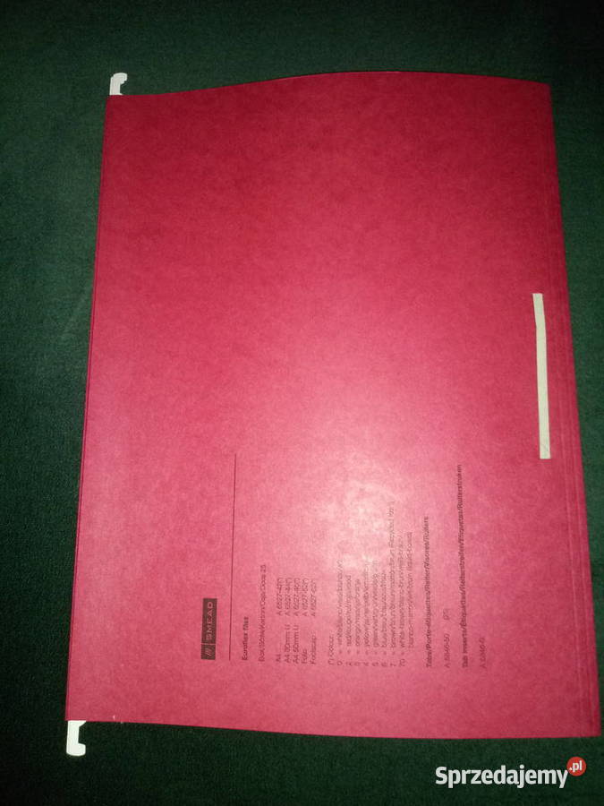 Teczka kartoteczna zawieszana z Wrocław