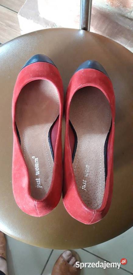 Buty szpileczki czerwone Zamość