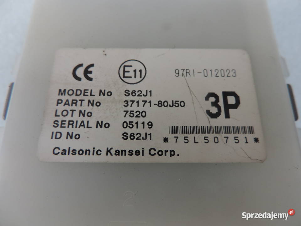 MODUŁ ZAMKA CENTRALNEGO S62J1 SUZUKI SX4 Motoryzacja małopolskie Nowy Sącz