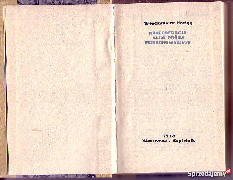 5863 KONFERENCJA ALBO PRÓBA MOKRONOWSKIEGO WŁODZ literatura piękna - proza polska Czyrna