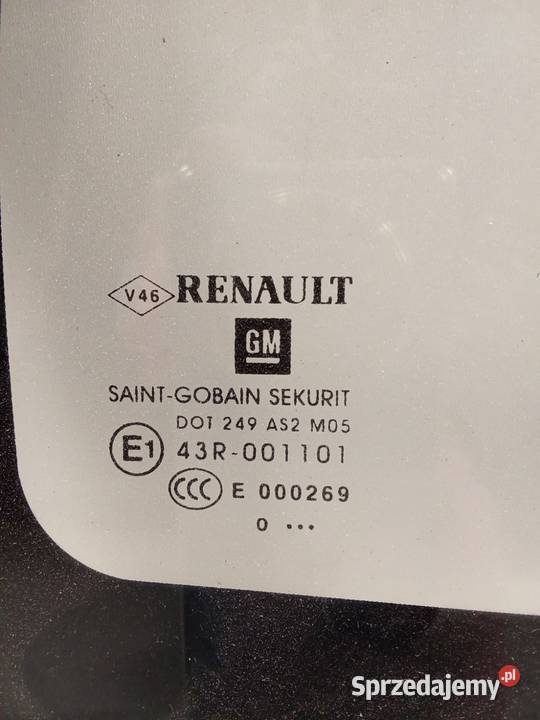 Szyba Tył Grodziowa Renault TraficOpel Vivaro Szyby Bralin