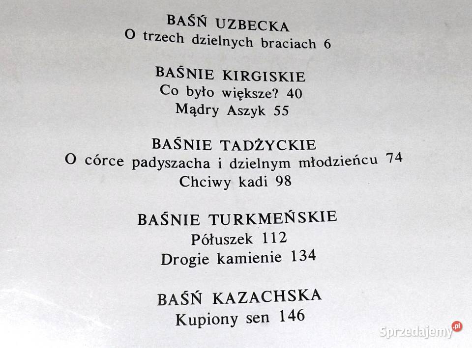 Baśnie Narodów ZSRR Azji środkowej i Kazchstanu Pozostałe